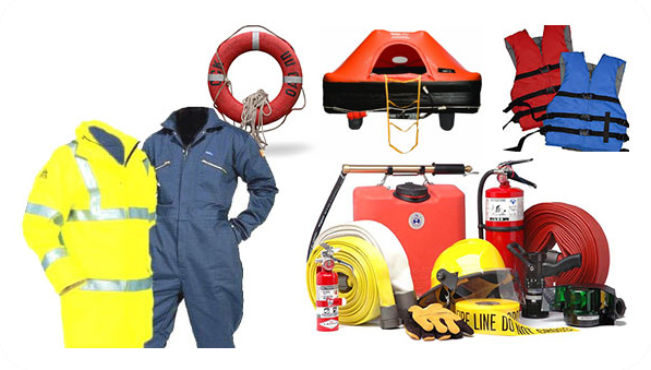 Marine emergency and fire safety equipment